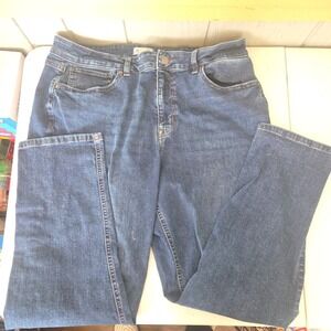 M Jeans By Maurice's Women's 90s Taper High Raise Original Fit 18W Dark Wash